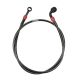 Durite de frein - Embout CNC Rouge - 1200mm