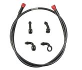 Durite de frein - Embout CNC Rouge - 1200mm