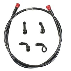 Durite de frein - Embout CNC Rouge - 1200mm