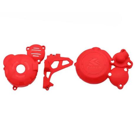 Kit protections de carter gauche et droit - ERZ300L - Rouge