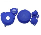 cache protection carter moteur complet gauche droite bleu