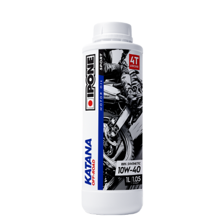 Huile moteur 4T IPONE KATANA Off ROad - 10W50 - 100% - 1L