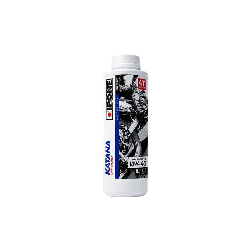Huile moteur 4T IPONE KATANA Off Road - 10W40 - 100% - 1L