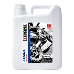 Huile moteur 4T IPONE KATANA Off Road - 10W40 - 100% - 4L