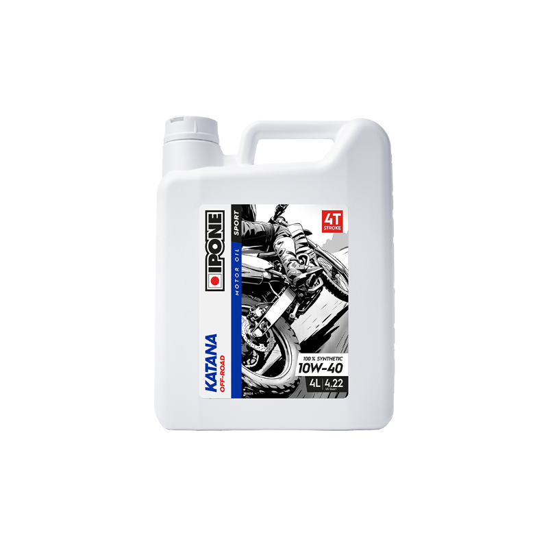 Huile moteur 4T IPONE KATANA Off Road - 10W40 - 100% - 4L