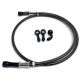 Tubo freno - Terminale CNC Nero - 1200 mm
