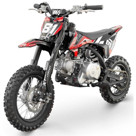 Mini motocross enfant - 70cc - 12/10 - MX70 - Rouge