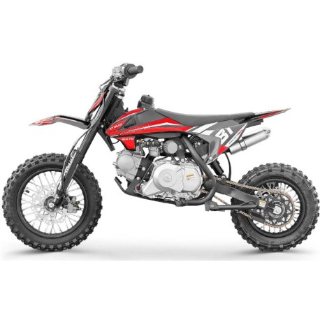Mini motocross enfant - 70cc - 12/10 - MX70 - Rouge