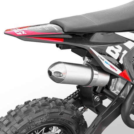 Mini motocross enfant - 70cc - 12/10 - MX70 - Rouge