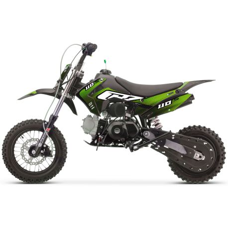 Dirt Bike CRZ S - 110cc Automatique - 10"/12" - Vert (2025)