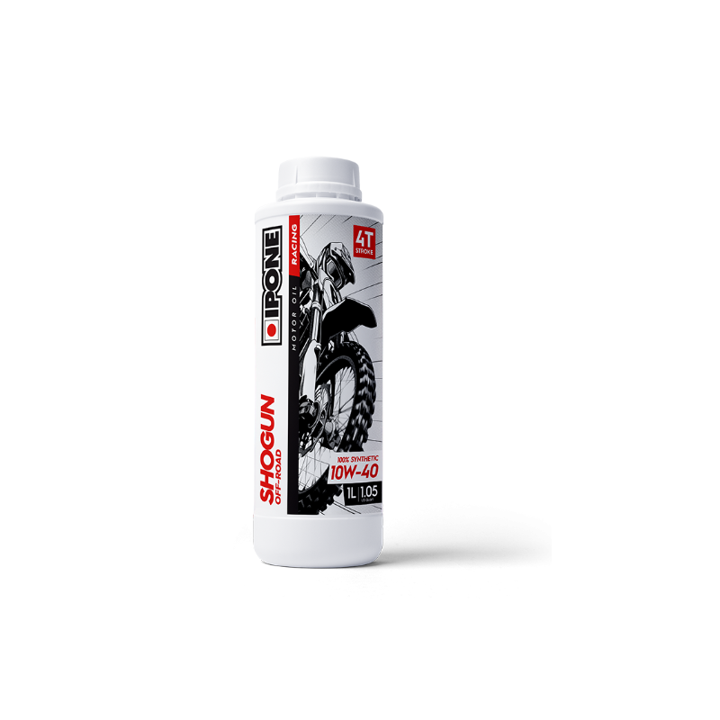 Huile IPONE RACING - SHOGUN Off Road - 4T 10W40 100% - 1L