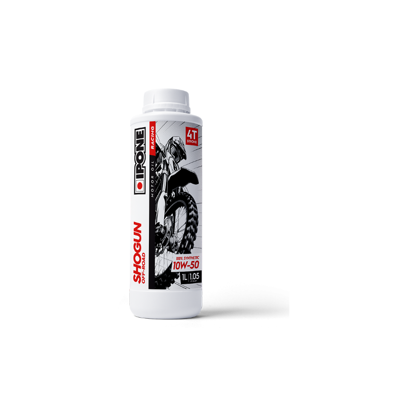 Huile IPONE RACING - SHOGUN Off Road - 4T 10W50 100% - 1L
