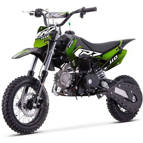 Dirt Bike CRZ S - 110cc Automatique - 10"/12" - Vert (2025)