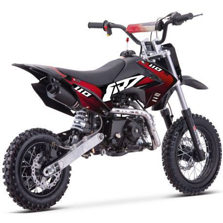 Dirt Bike CRZ S - 110cc Automatique - 10"/12" - Rouge (2025)