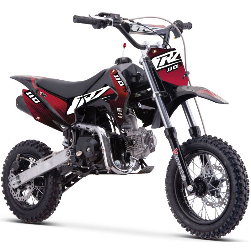 Dirt Bike CRZ S - 110cc Automatique - 10"/12" - Rouge (2025) Dirt Bike CRZ S - 110cc Automatique - 10"/12" - Rouge (2025)