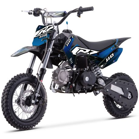 Dirt Bike CRZ S - 110cc Automatique - 10"/12" - Bleu (2025)
