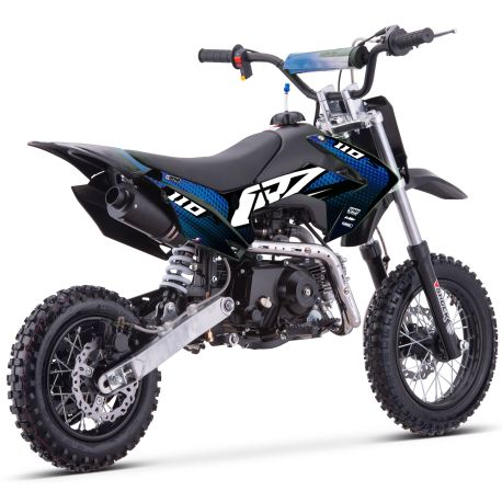 Dirt Bike CRZ S - 110cc Automatique - 10"/12" - Bleu (2025)