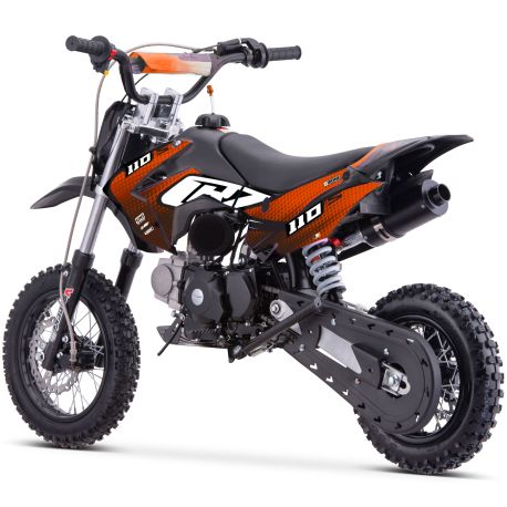 Dirt Bike CRZ S - 110cc Automatique - 10"/12" - Orange (2025)