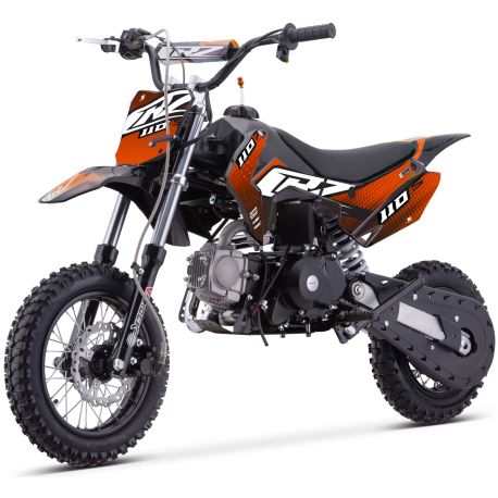 Dirt Bike CRZ S - 110cc Automatique - 10"/12" - Orange (2025)