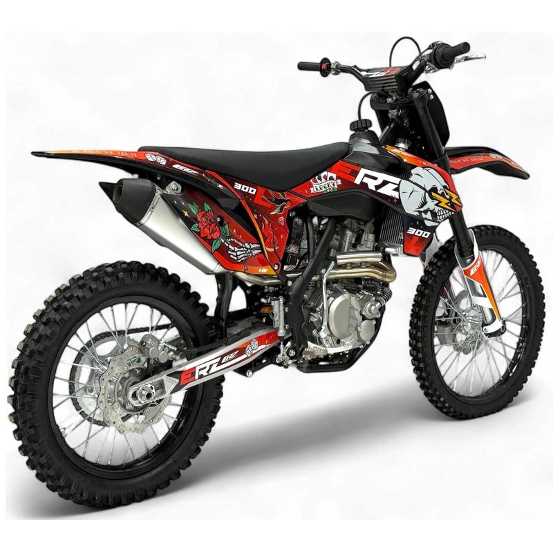 Motocross CRZ ERZ 300cc Liquido - 18"/21" - OLD SCHOOL TATTOO Motocross CRZ ERZ 300cc Liquido - 18"/21" - OLD SCHOOL TATTOO