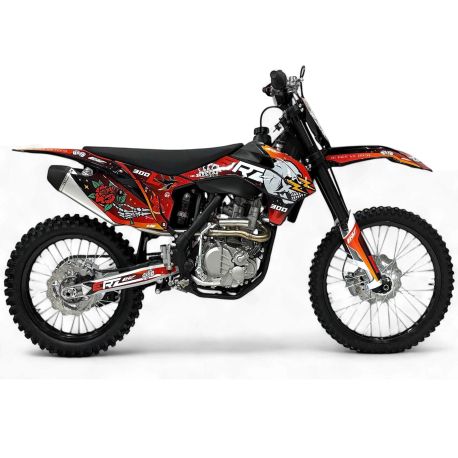 Motocross CRZ ERZ 300cc Liquido - 18"/21" - OLD SCHOOL TATTOO