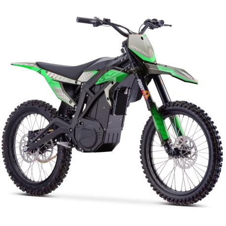 Motocross électrique CRZ IRON 6000Watts - 60V40AH (2025) - Vert