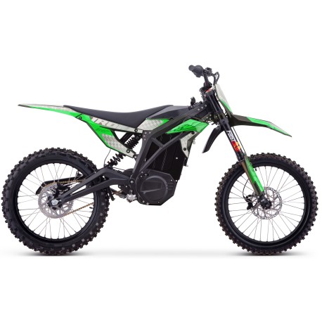 Motocross électrique CRZ IRON 6000Watts - 60V40AH (2025) - Vert
