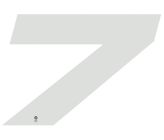 Plaque Number YCF 12cm