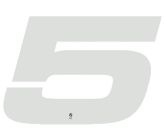 Plaque Number YCF 12cm