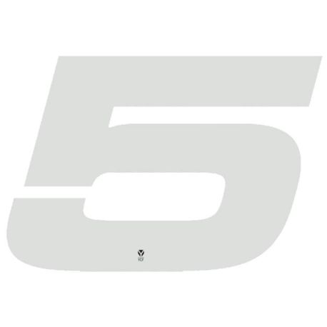 Plaque Number YCF 12cm