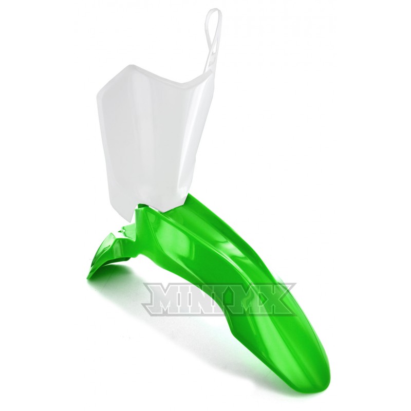 Plaque De Plastique 1698 kit plaque garde boue avant crf110 vert pour dirt bike Plaque De Plastique 1698 kit plaque garde boue avant crf110 vert pour dirt bike