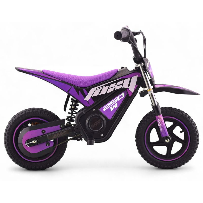 Mini bici elettrica bambini - CRZ FOXY - 12" 250W - Viola