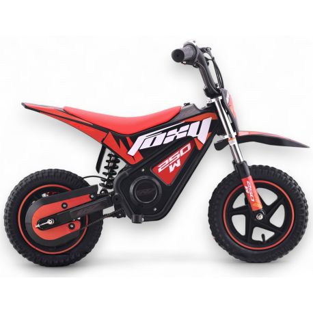 Pocket Bike électrique enfant - CRZ FOXY - 12" 250W - Rouge
