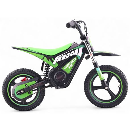 Pocket Bike électrique enfant - CRZ FOXY - 14" 250W - Vert