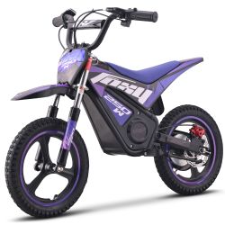 Pocket Bike électrique enfant - CRZ FOXY - 14" 250W - Bleu