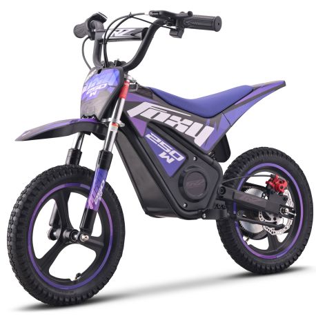 Mini bici elettrica bambini - CRZ FOXY - 14" 250W - Blù