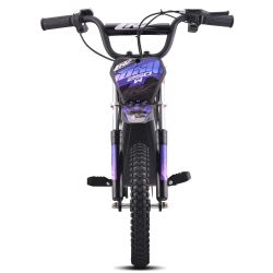 Pocket Bike électrique enfant - CRZ FOXY - 14" 250W - Bleu