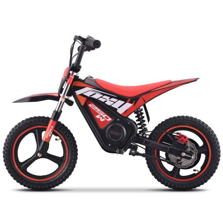 Pocket Bike électrique enfant - CRZ FOXY - 14" 250W - Rouge