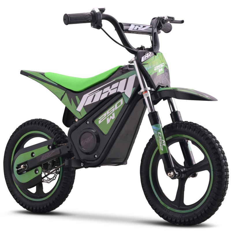 Pocket Bike électrique enfant - CRZ FOXY - 14" 250W - Vert