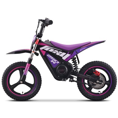 Mini bici elettrica bambini - CRZ FOXY - 14" 250W - Viola