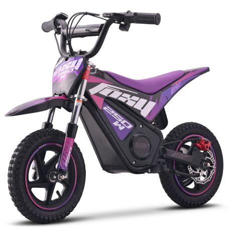 Pocket Bike électrique enfant - CRZ FOXY - 12" 250W - Violet
