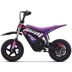 Pocket Bike électrique enfant - CRZ FOXY - 12" 250W - Violet