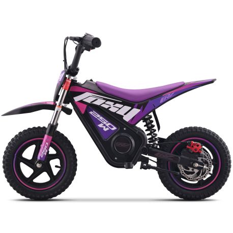 Pocket Bike électrique enfant - CRZ FOXY - 12" 250W - Violet