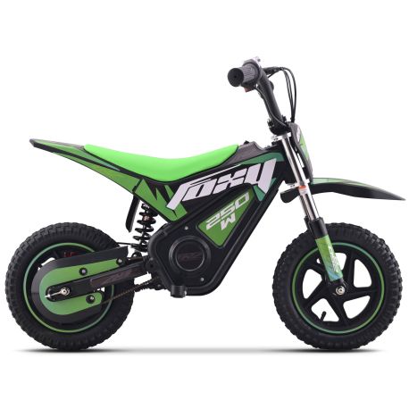 Pocket Bike électrique enfant - CRZ FOXY - 12" 250W - Vert