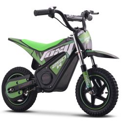 Pocket Bike électrique enfant - CRZ FOXY - 12" 250W - Vert