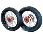 Roues complètes supermotard - 17" - ERZ 300ccL/EFI/250cc 2T
