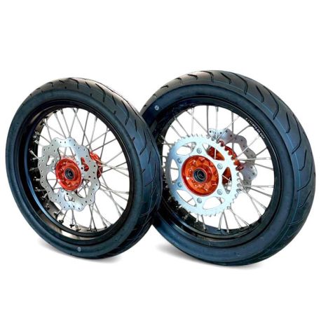 Roues complètes supermotard - 17" - ERZ 300ccL/EFI/250cc 2T