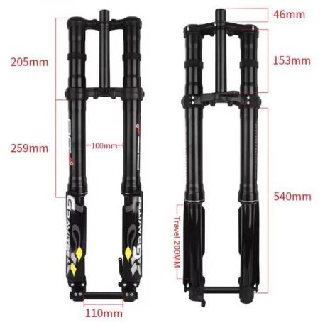 Fourche complète - FastAce - AHX12RV 3.0 - Surron Light Bee/Talaria Sting
