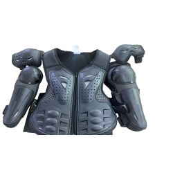Gilet de Protection + Genouillère + Coudières Enfant (Taille Unique)