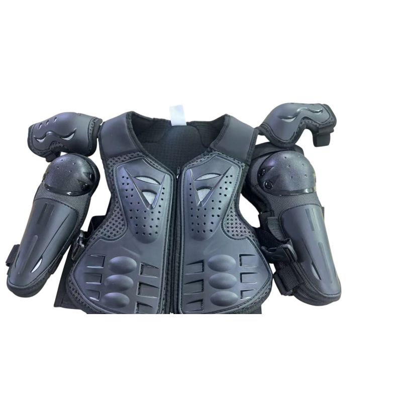 Gilet de Protection + Genouillère + Coudières Enfant (Taille Unique)